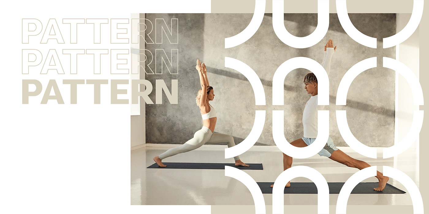 brand branding  concept gym logo Pilates Yoga