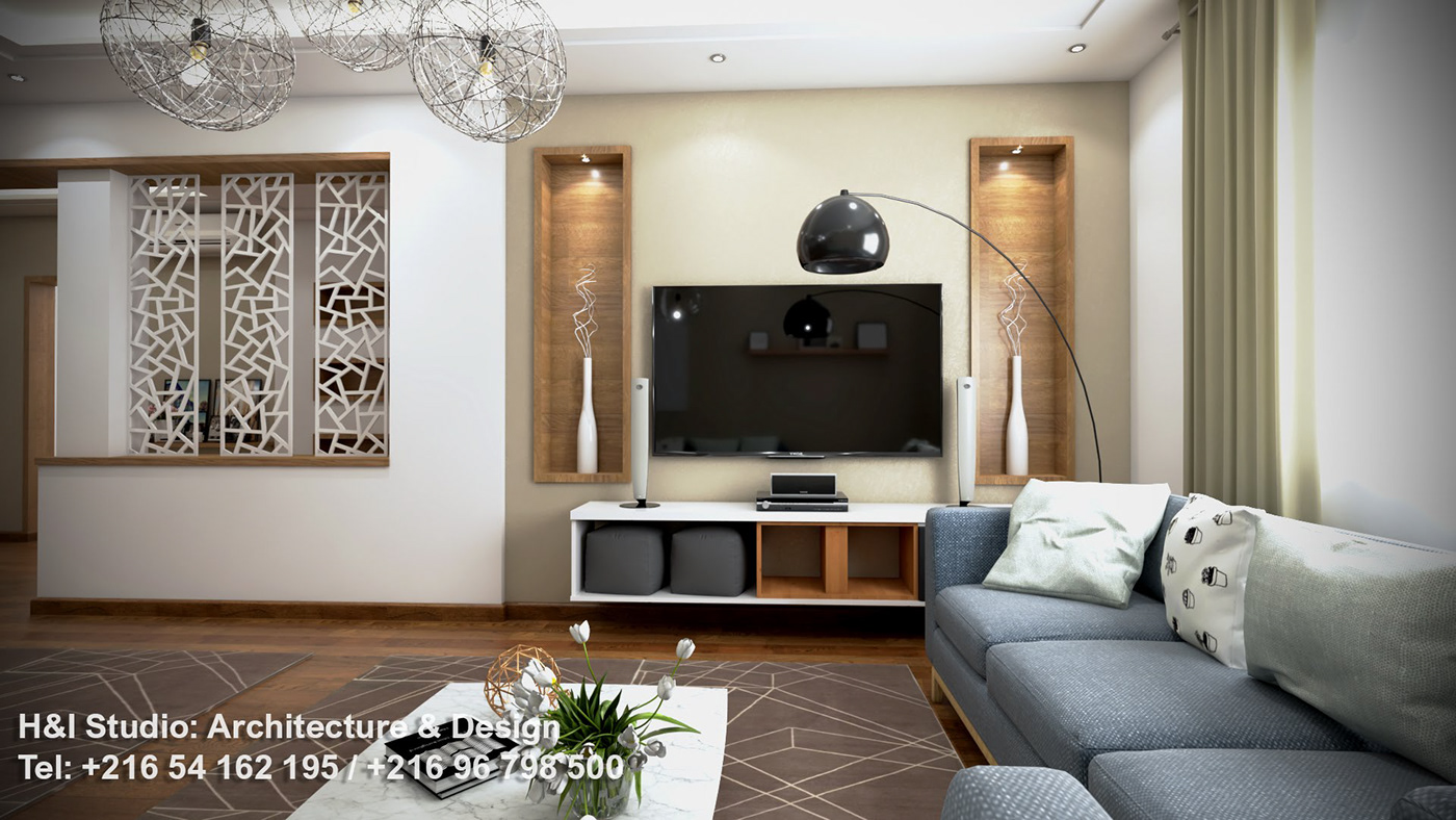 architecture Interior-Design modern livingroom