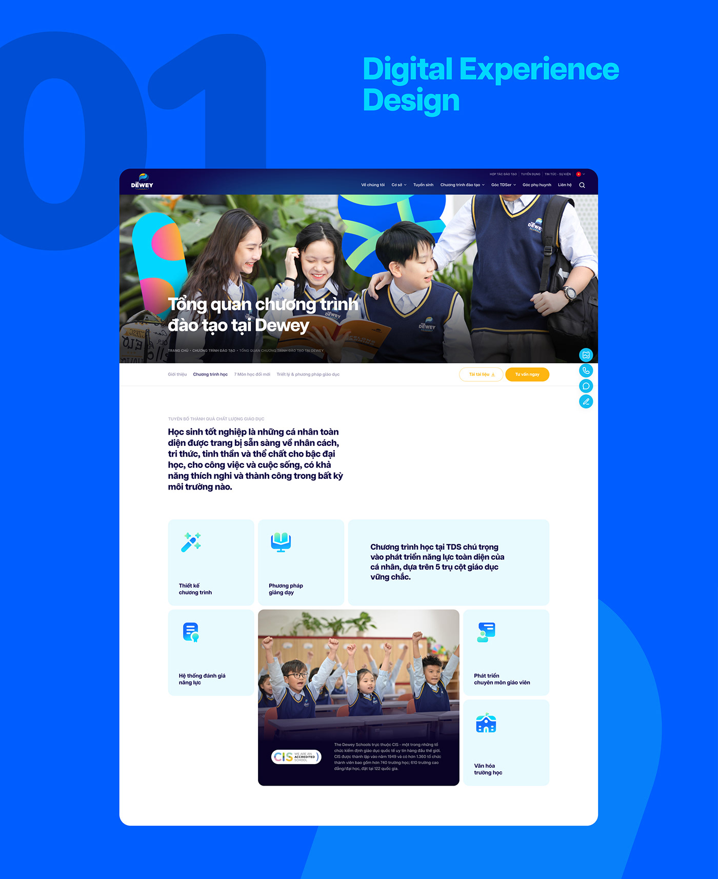 Website UI/UX school Education Behance uidesign Webdesign Figma user interface