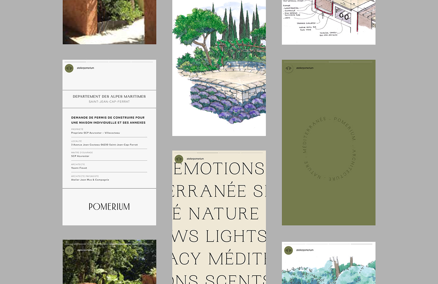 architecture atelier france Guadalajara Landscape mediterranean Nature Provence savoir-faire Stationery