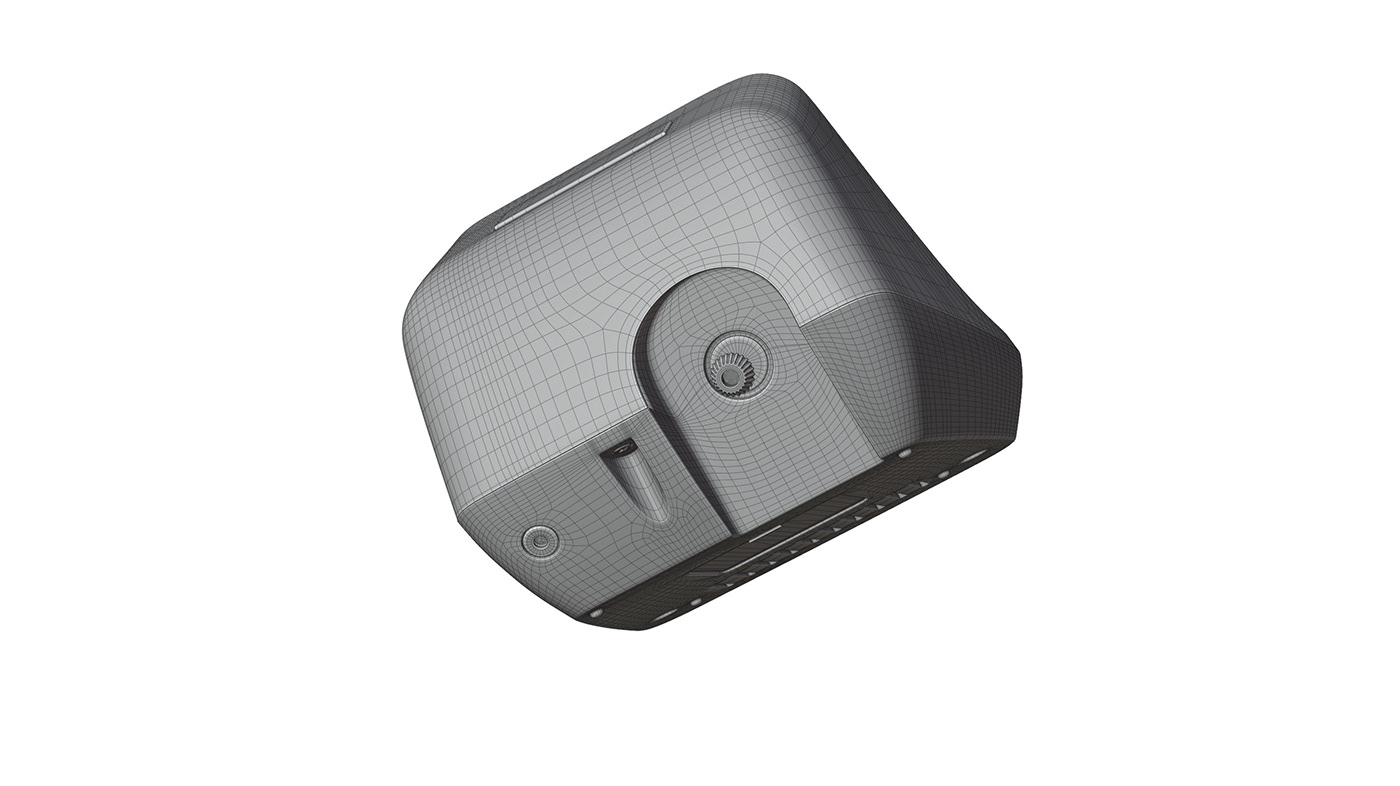 national alarm clock alarmclock industrialdesign productdesign 3D model Render te-54