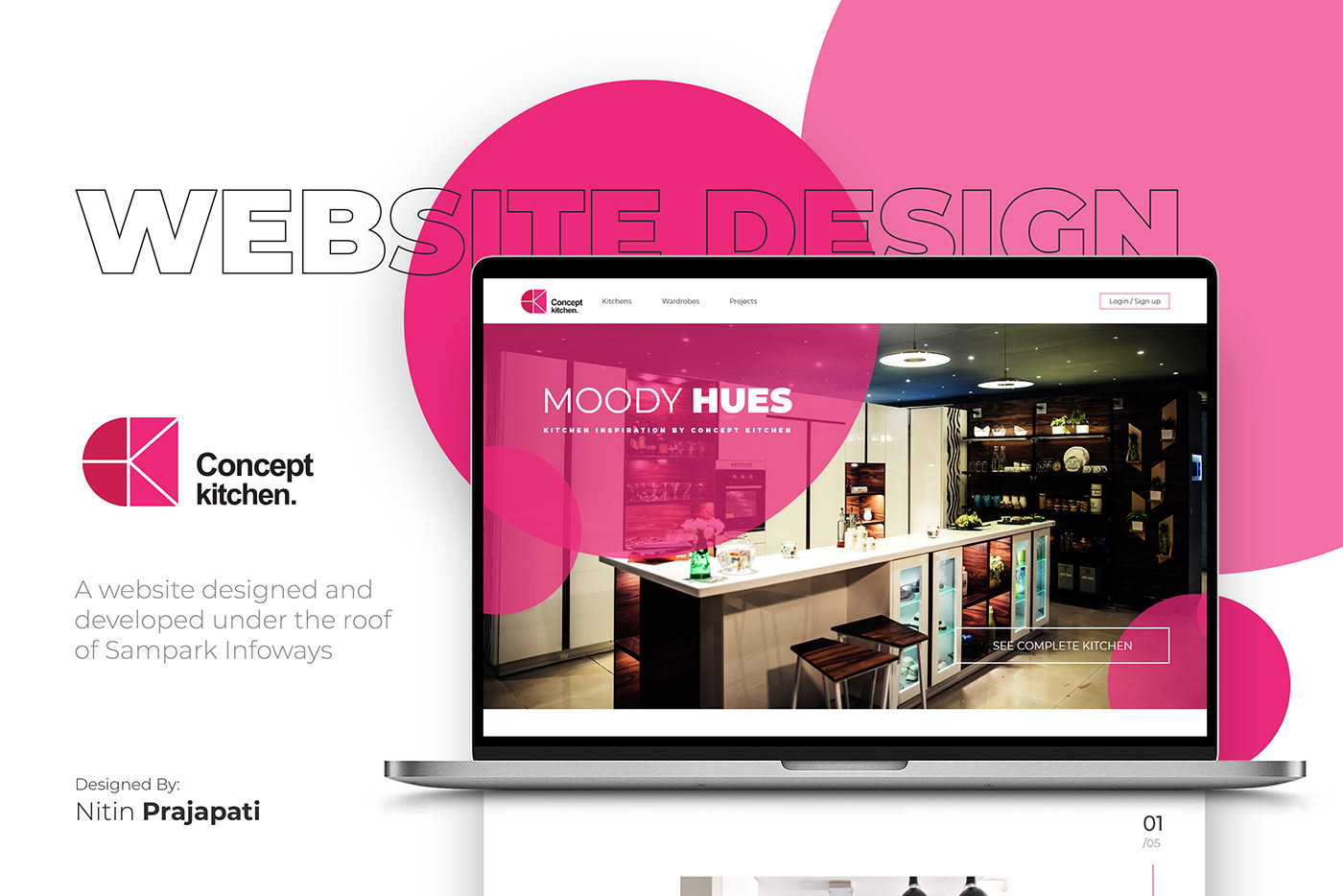 modular kitchen ui design Web UI Website