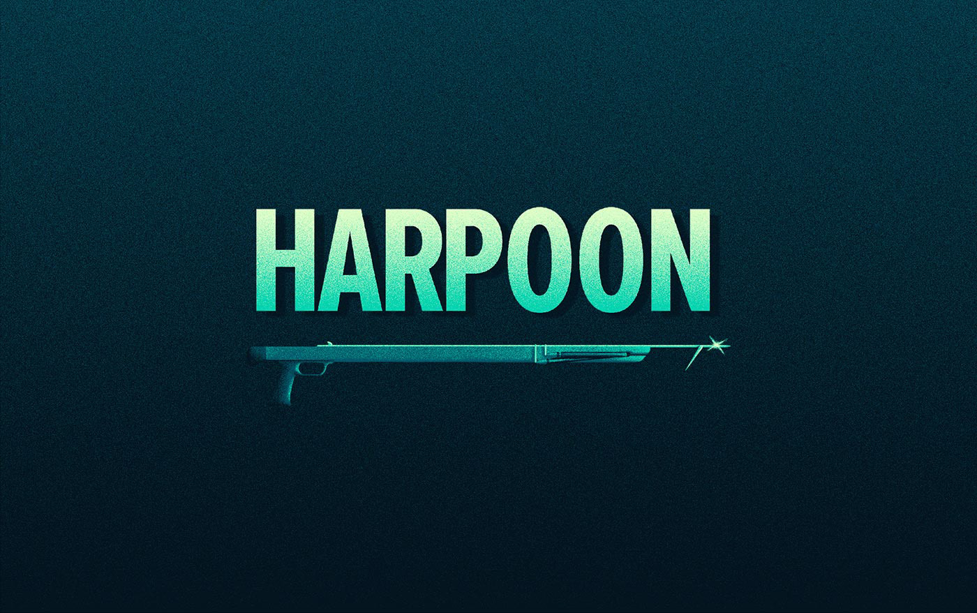 blood blue boat Harpoon horror poster screen print sea summer yacht