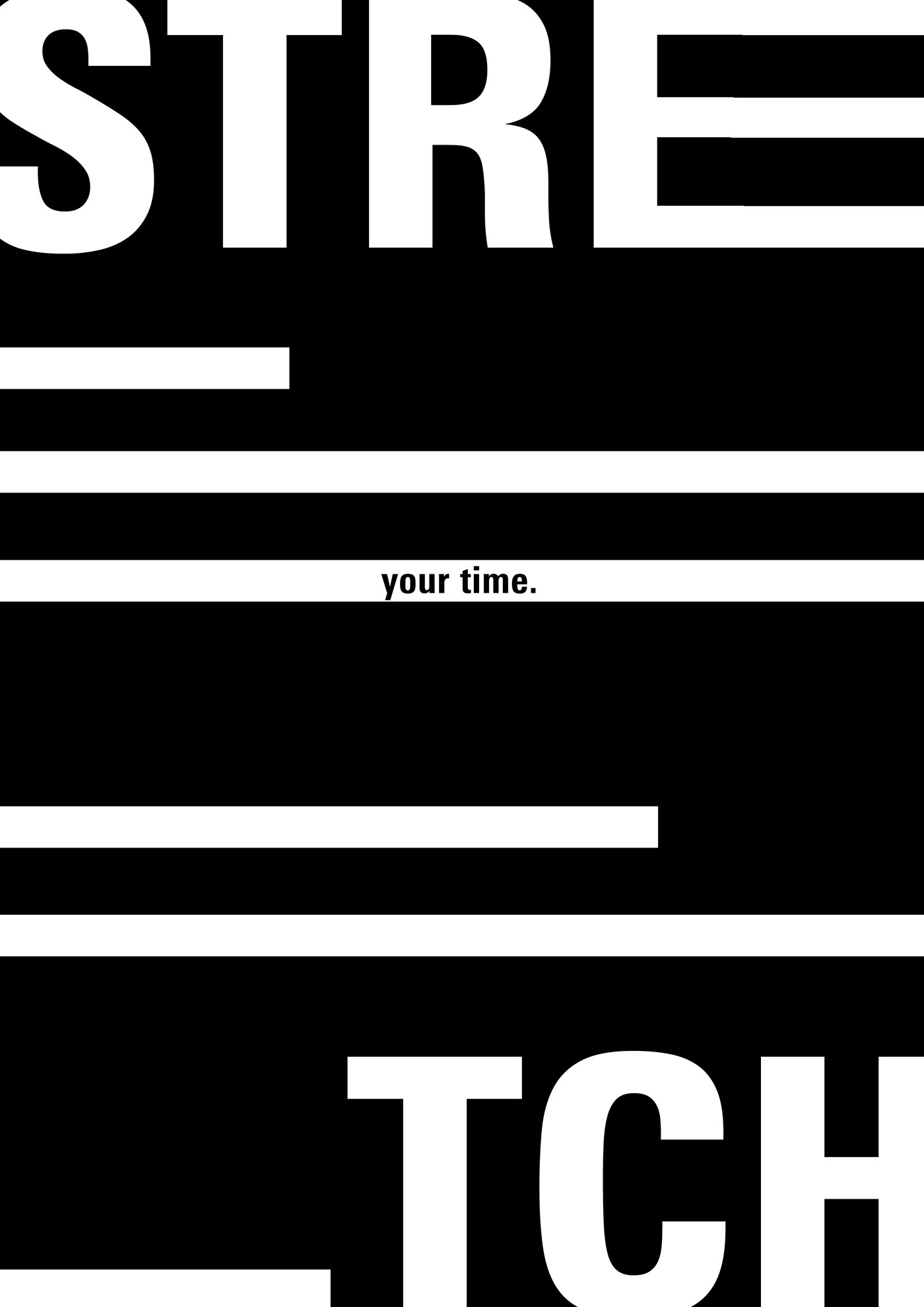 design Kampagne Layout Muthesius Kunsthochschule poster Slow down study time typography   zeit