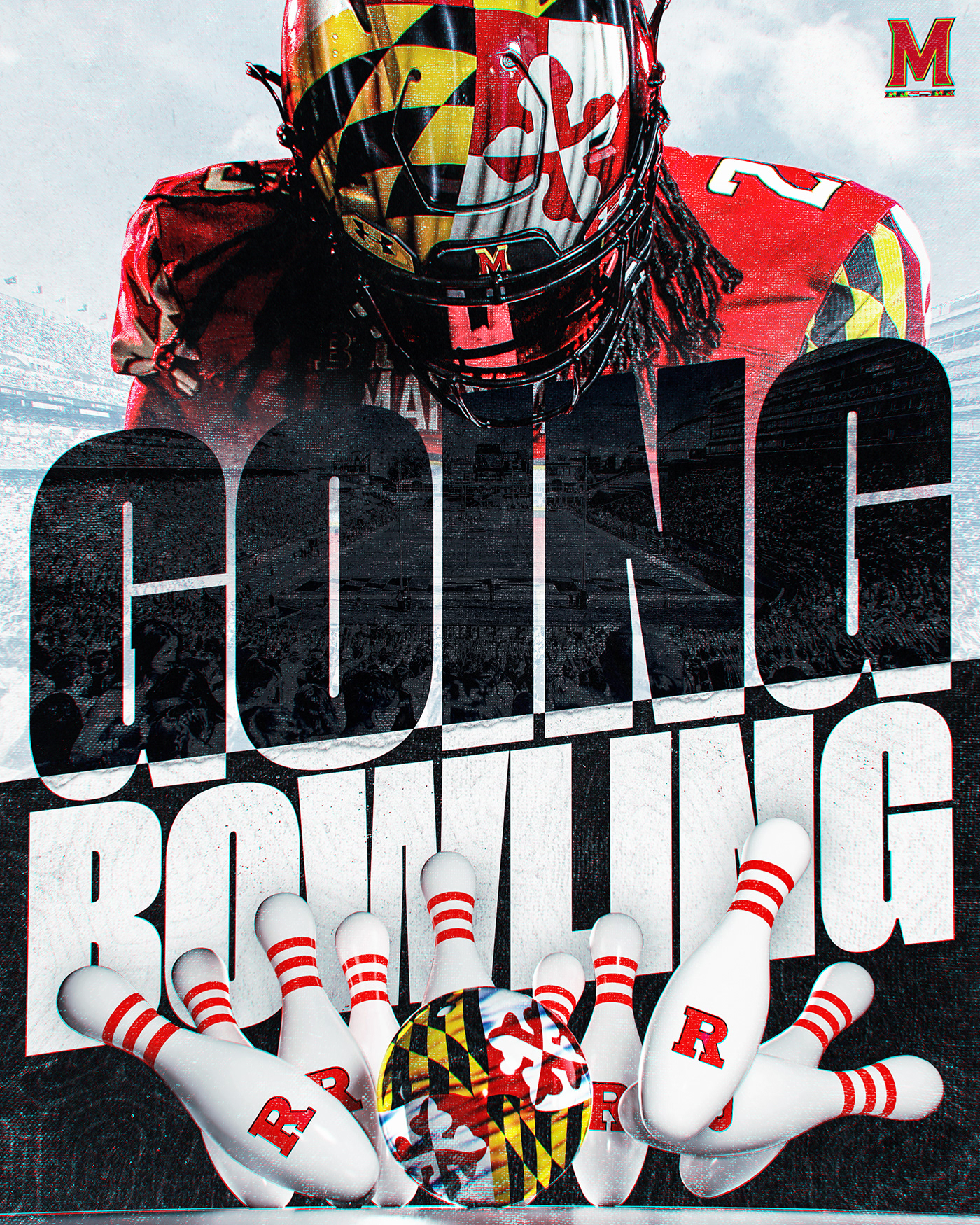 bowl game football graphic design  sports art Sports Design