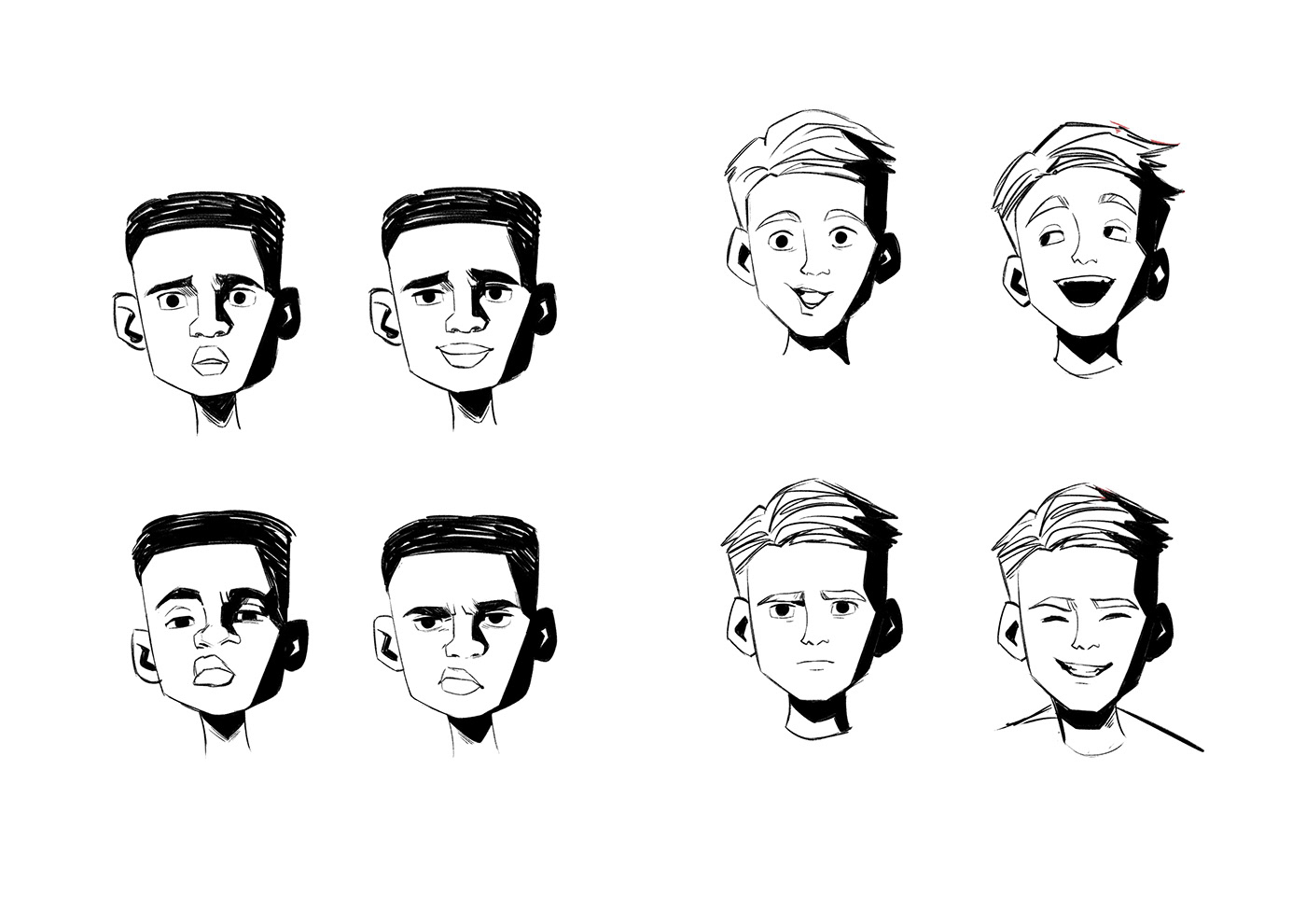 2D 2D Animation 2d character Character character animation expressions turnaround portfolio
