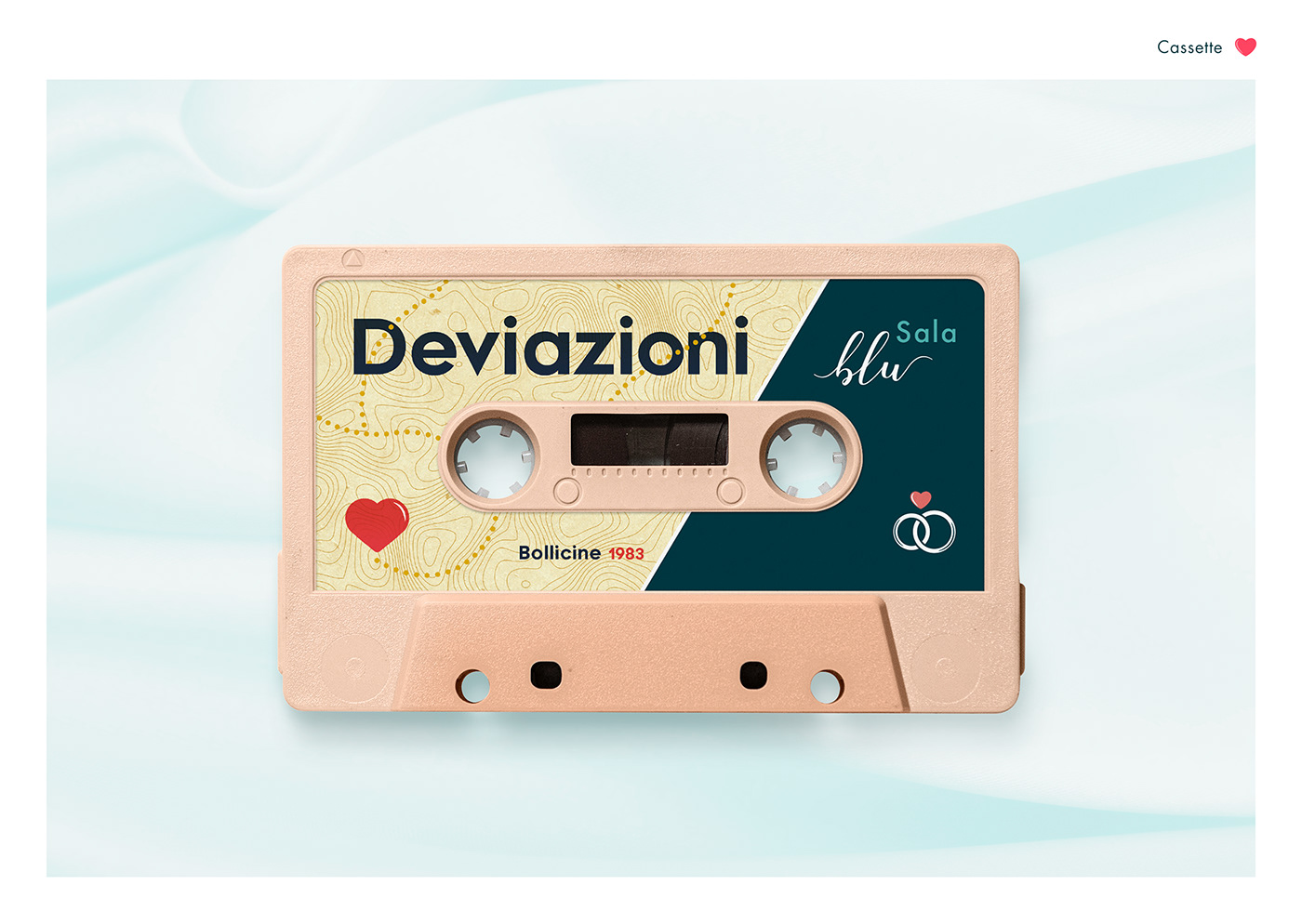 wedding graphic design  menu music concert ticket audiocassette wedding lunch ILLUSTRATION  illustrated song Vasco Rossi