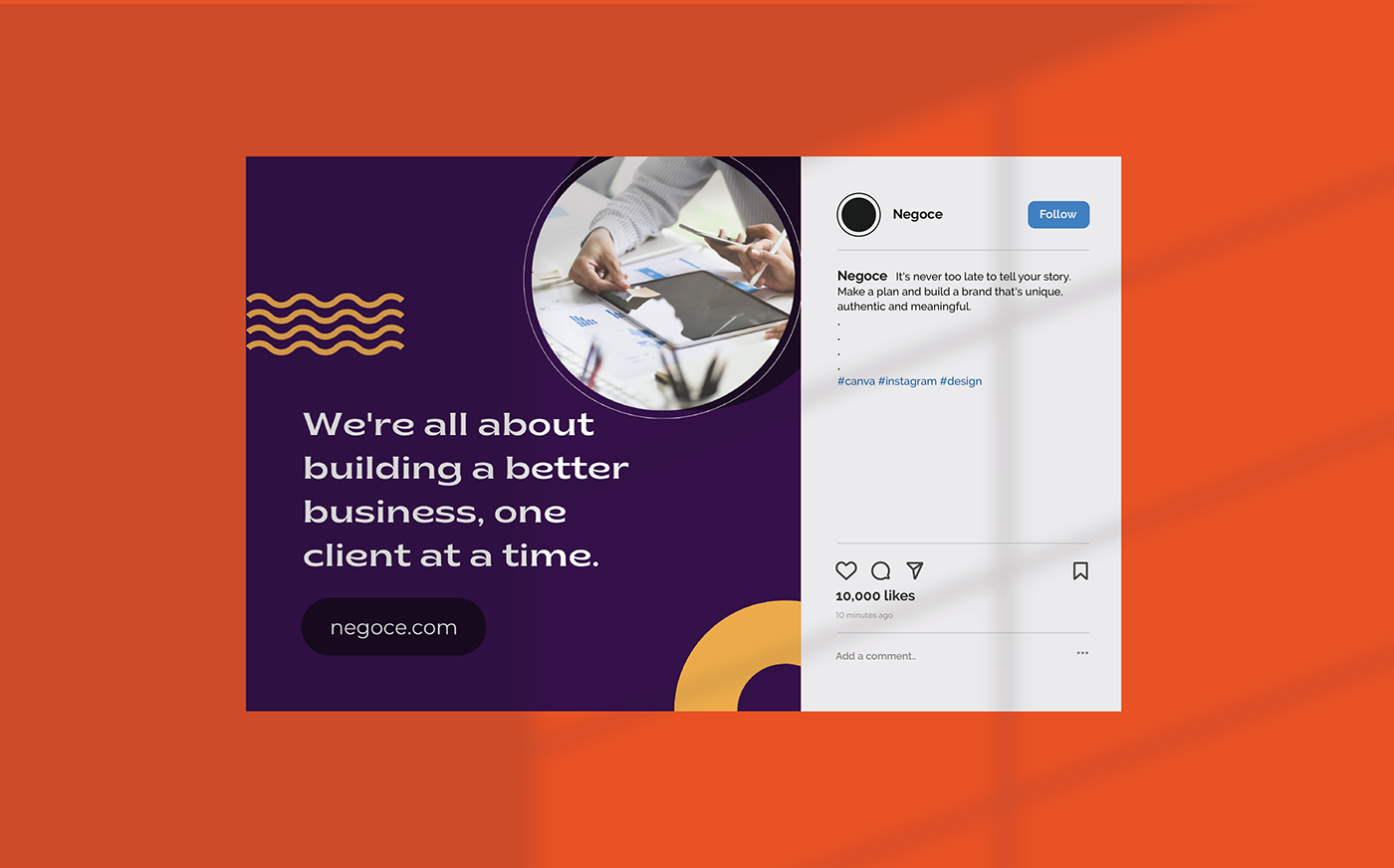 agency brand canvas company instagram Instagram template marketing   professional Promtion Small Business