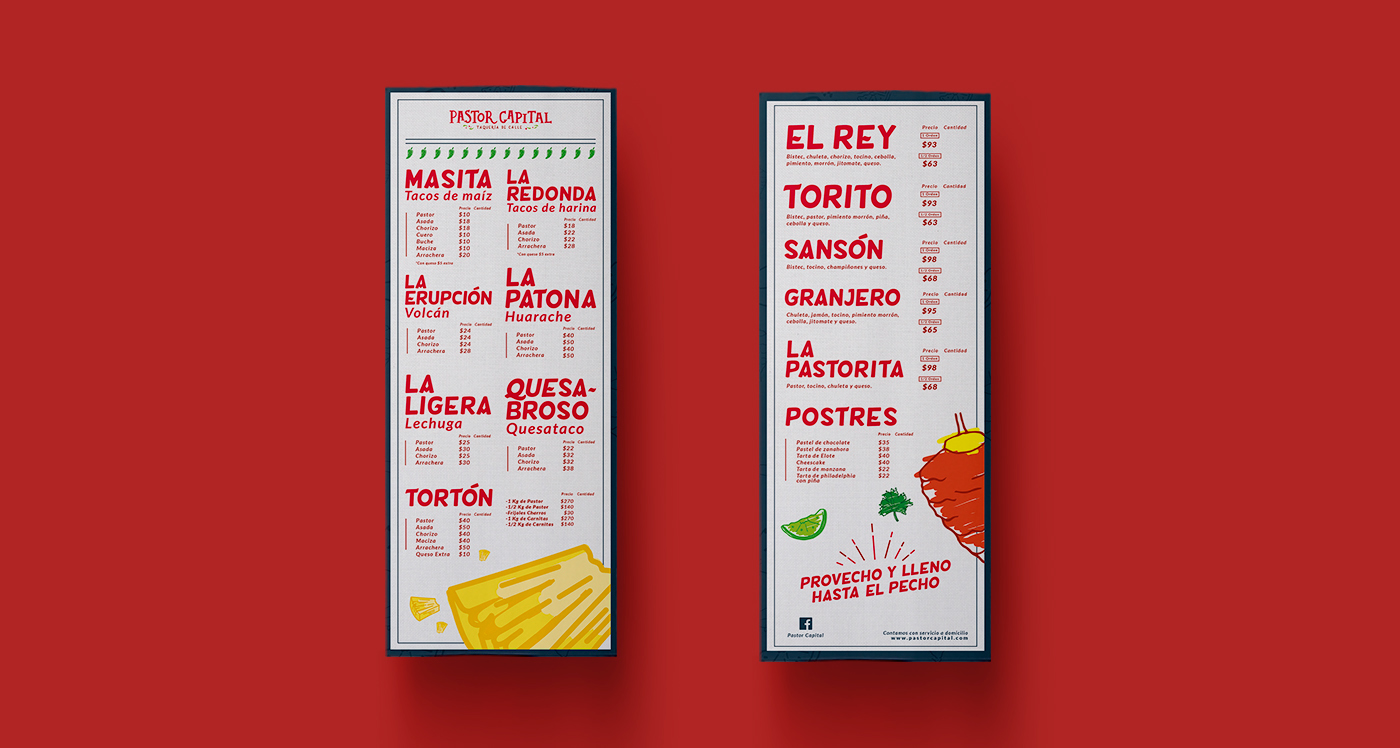 Mexican Food  restaurant Tacos brand mexico color branding  graphic design  agency