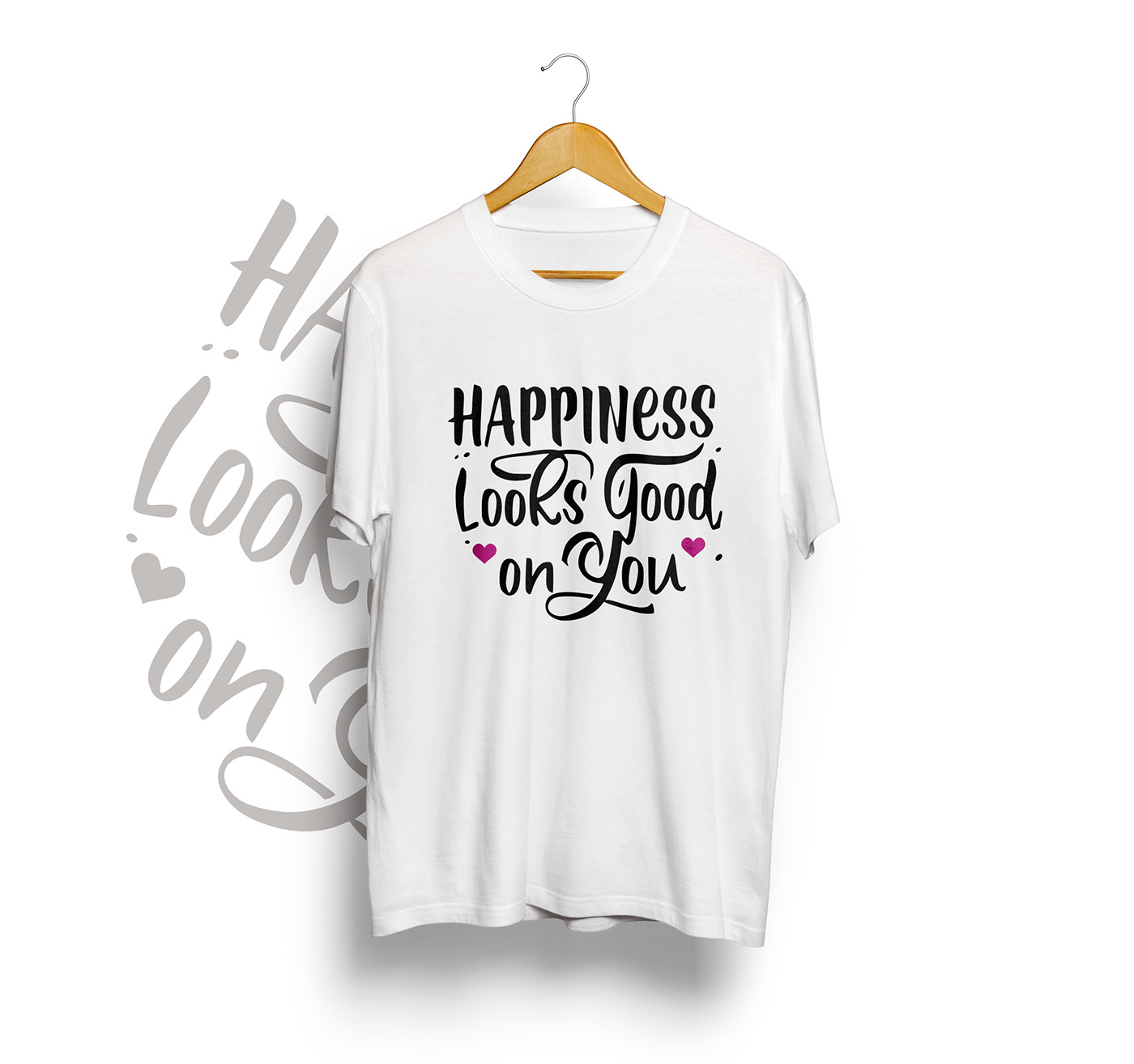 typography   graphic design  modern happiness t-shirt tshirt Quotes Calligraphy   motivation inspiration