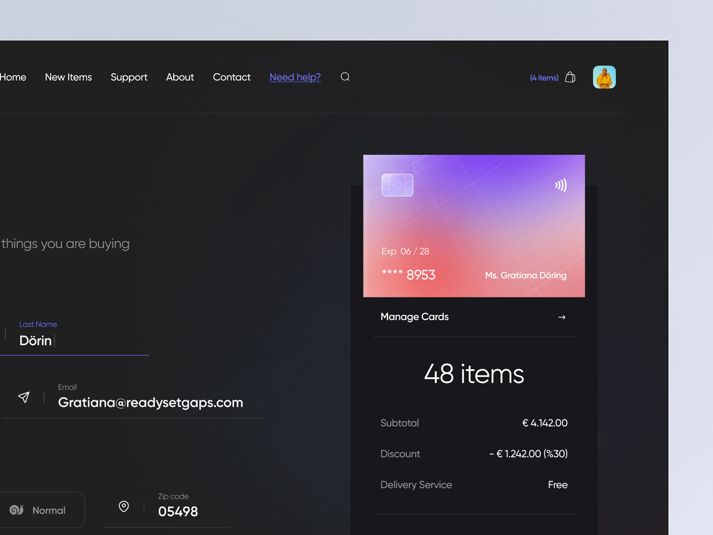 checkout Ecommerce Pay payment shop store UI UX design Web Website
