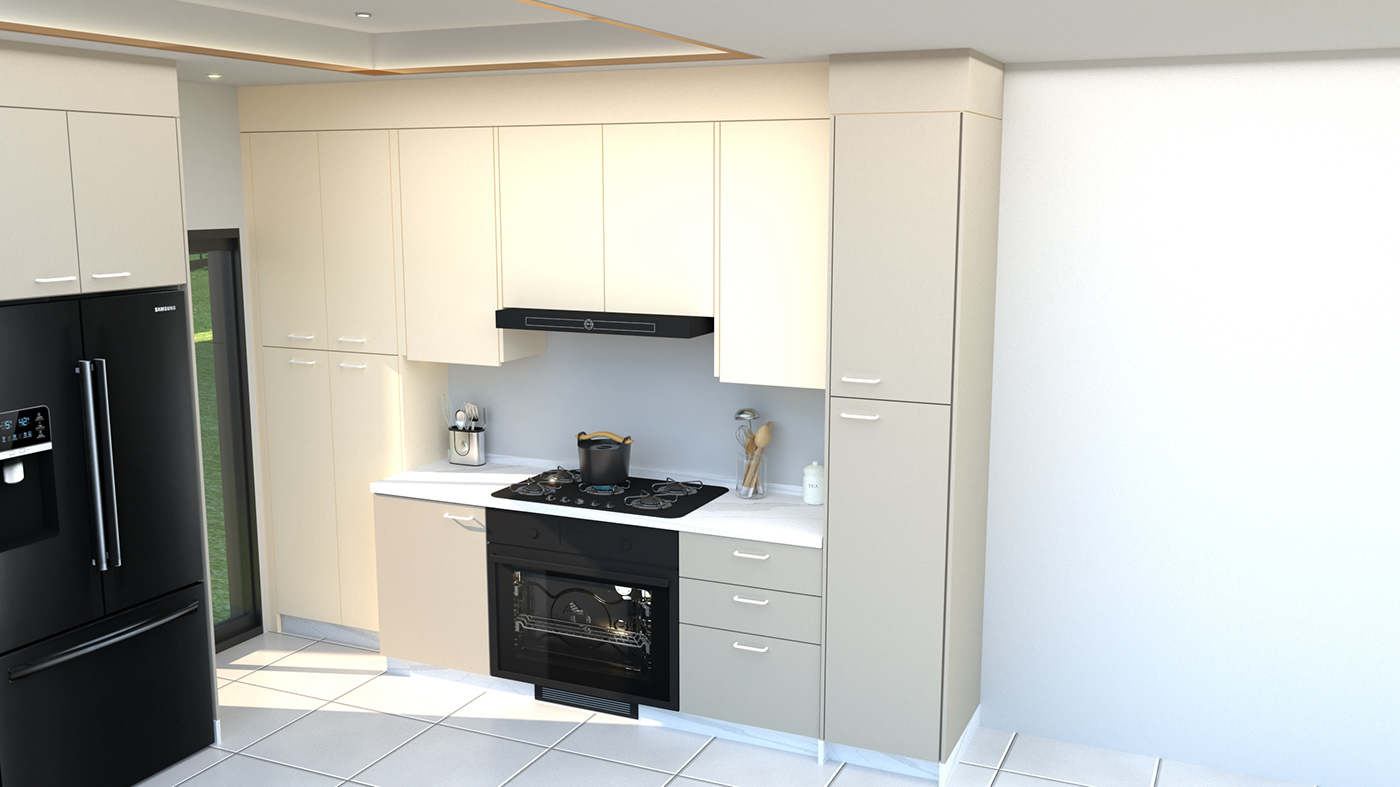 designer interior design  3ds max vray SketchUP 3D modern Render