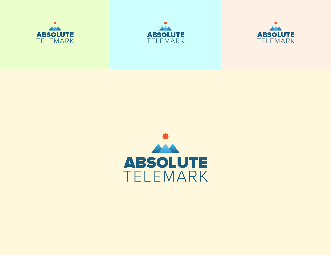logo branding  mountain Outdoor telemark Ski winter sport video