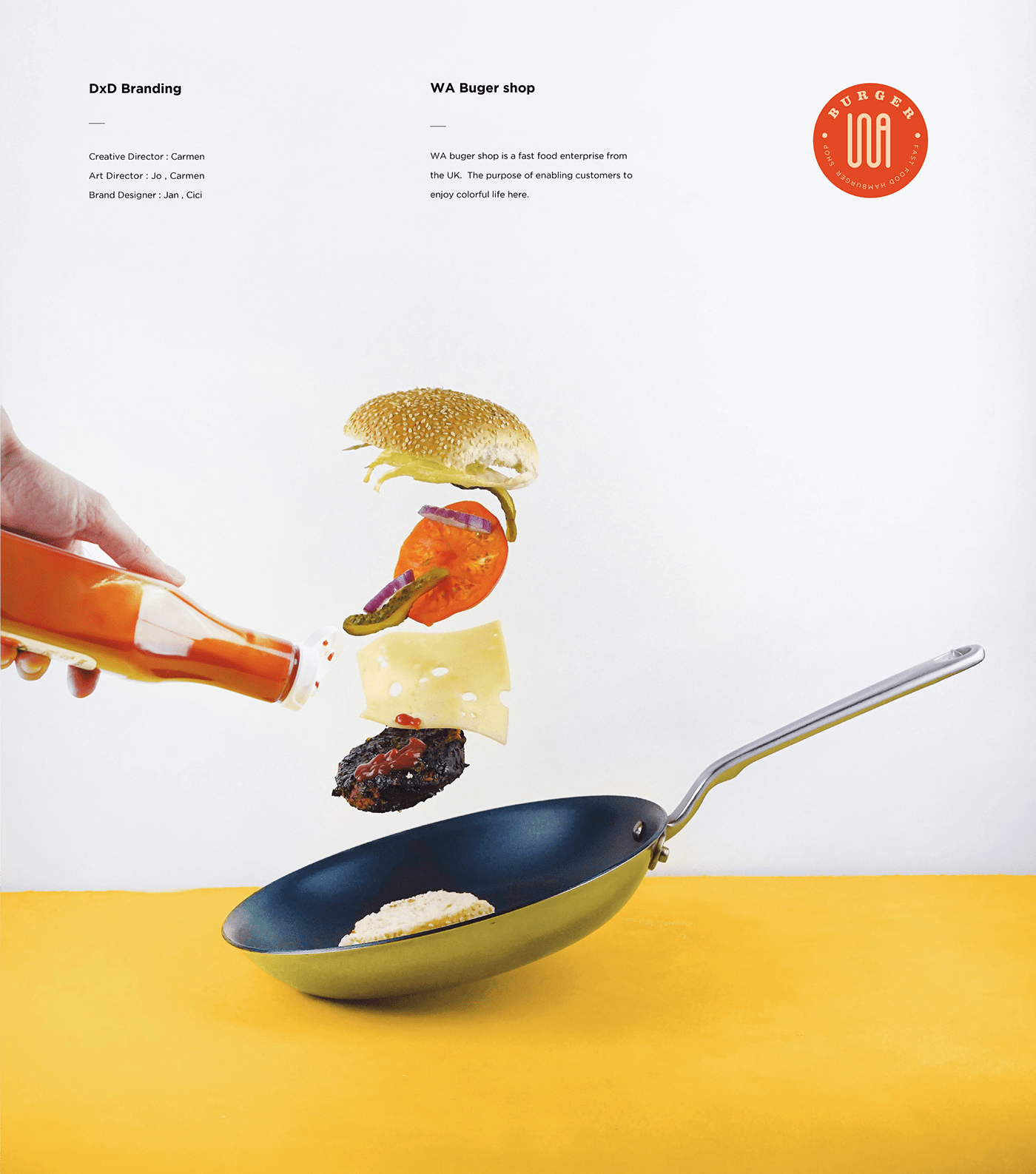 advertisement brand colorful Desgin Food  graphic identity logo poster Printing