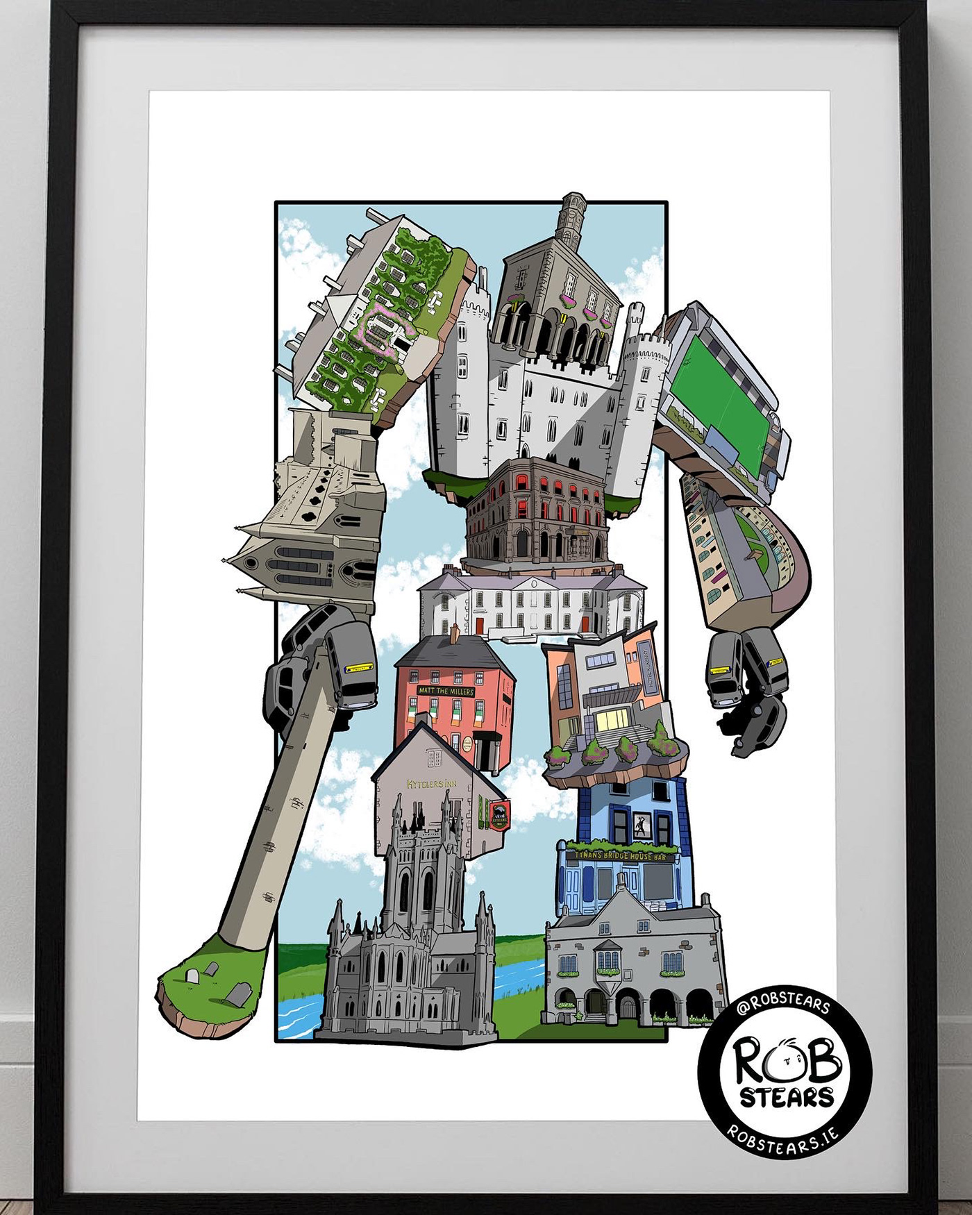 dublin cork Galway kilkenny Limerick London New York city robot transformer Sci Fi architectural