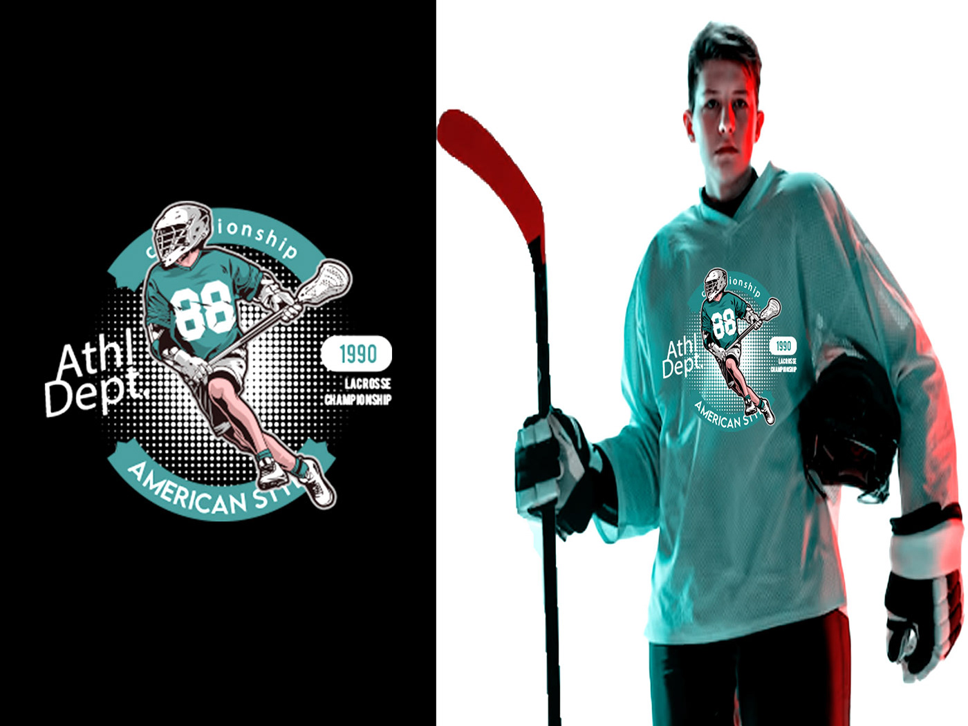 hockey typography   design brand identity merchandise T-Shirt Design t-shirts etsy Amazon bulk