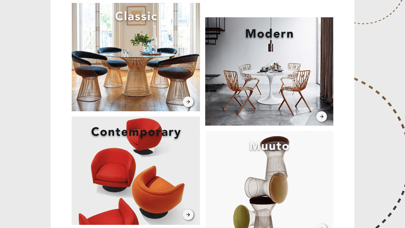 Figma furniture interior design  landing page ui design ui ux user interface UX design Web Design  Webdesign