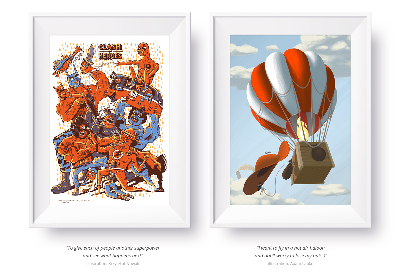 ING Bank illustrations campaign