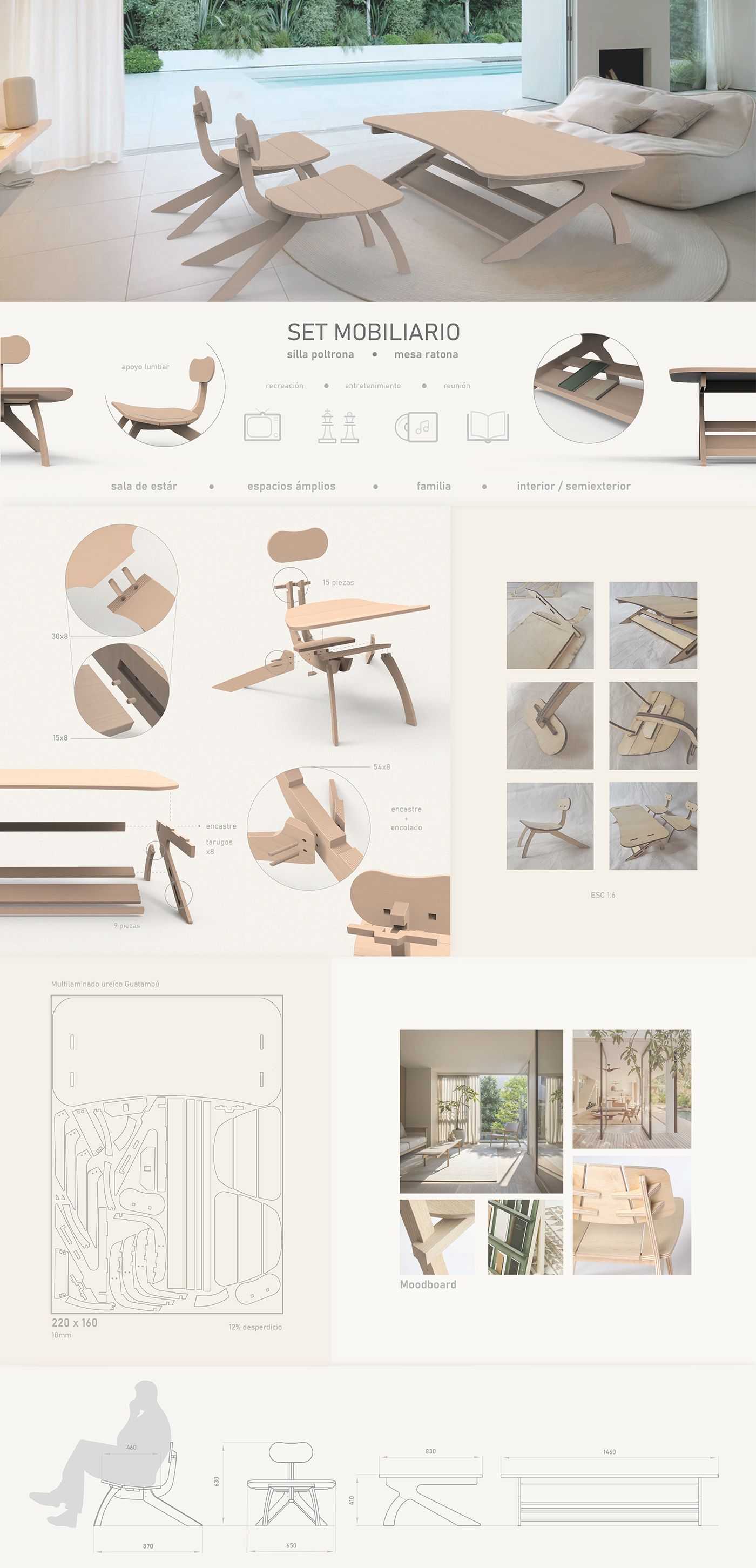 cnc diseño diseño industrial furniture furniture design  furnituredesign mobiliario muebles product design  wood