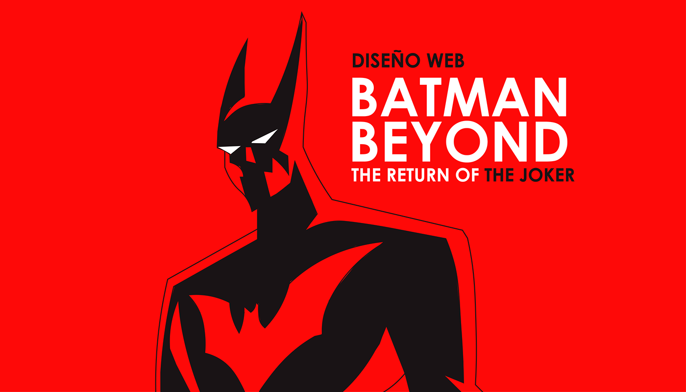 cartoon batman Web Design  ilustracion graphic design  Batman Beyond