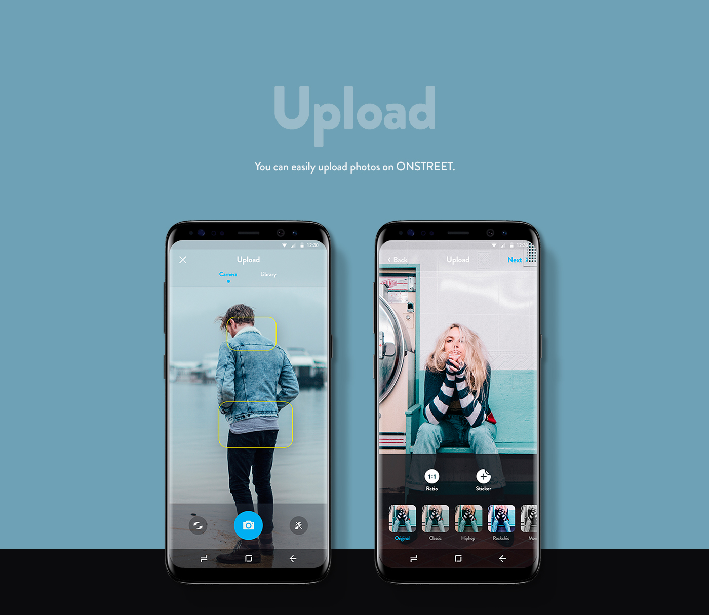 mobile app UI Character motion Fashion  ux