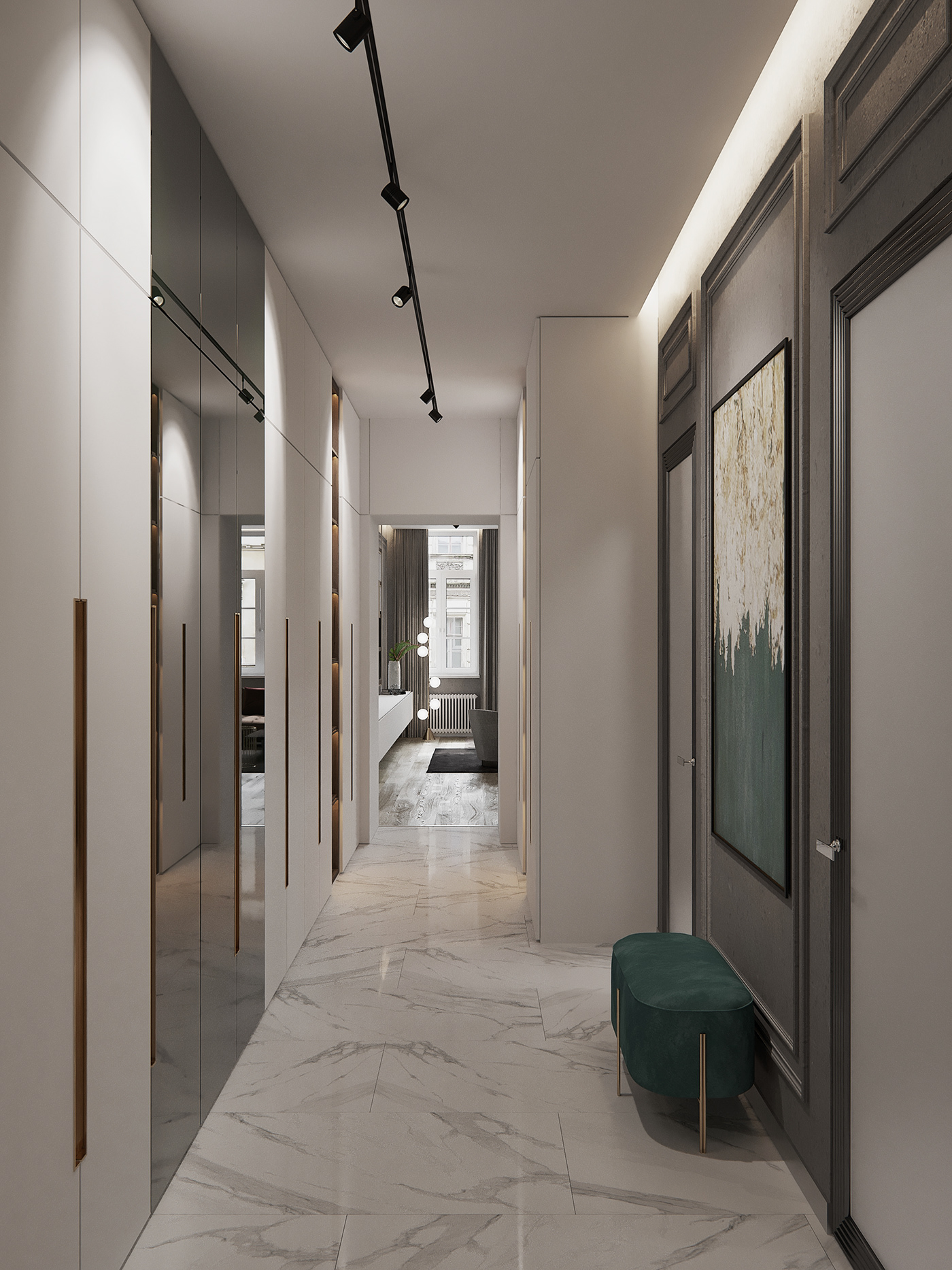 Pechatnikov печатников vizu ganzha design visualization Render coronarenderer Interior