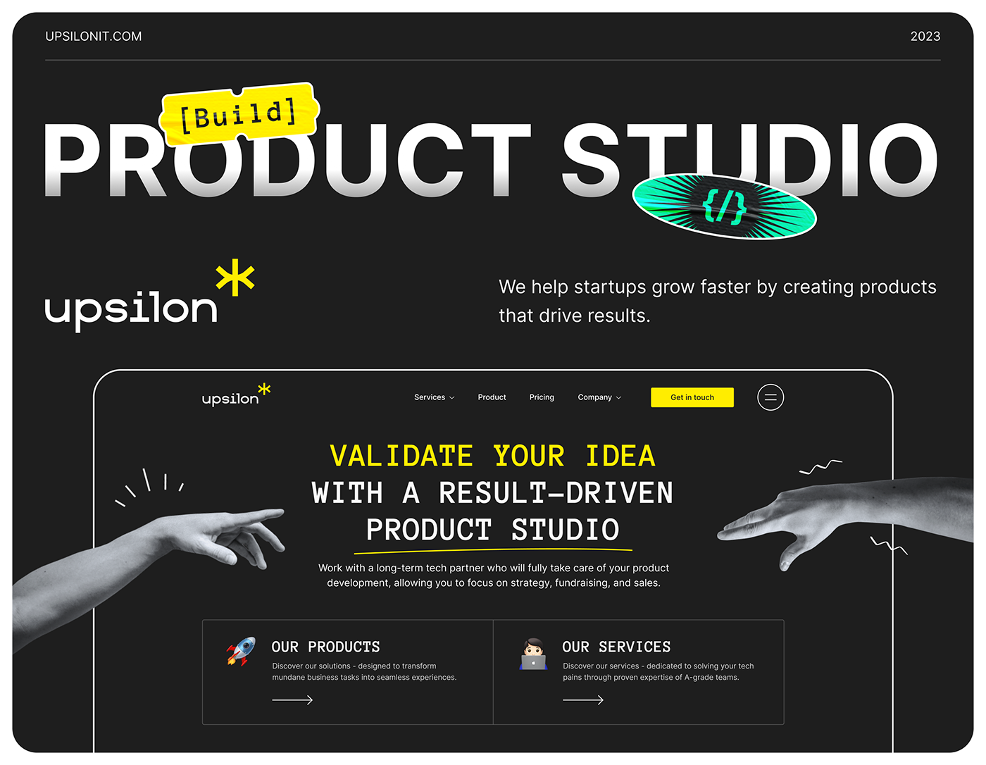 design Website Startup Technology software ux UI brand identity user interface studio