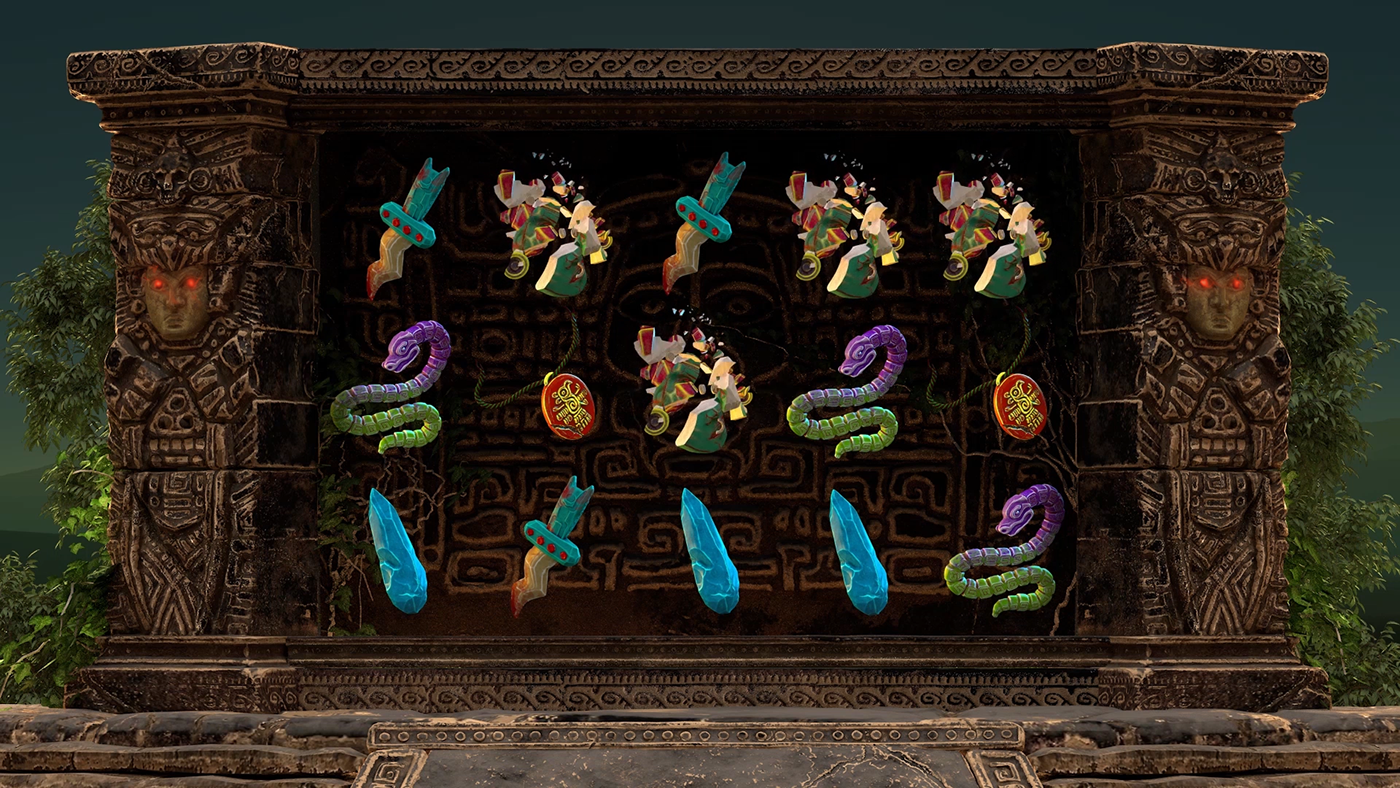 mayan Slots aztec casino 3d game Mid-Core tokens particle after effects