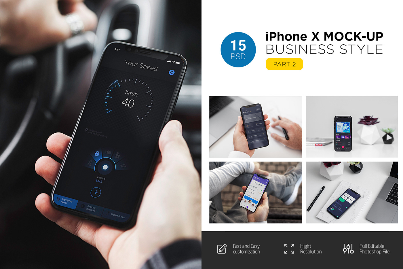 Mockup mock-up template presentation iphone app design UI ux phone