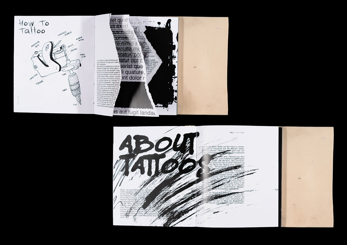editorial ignorant style magazine mannheim Photography  print tattoo tattoo design typography   Urban