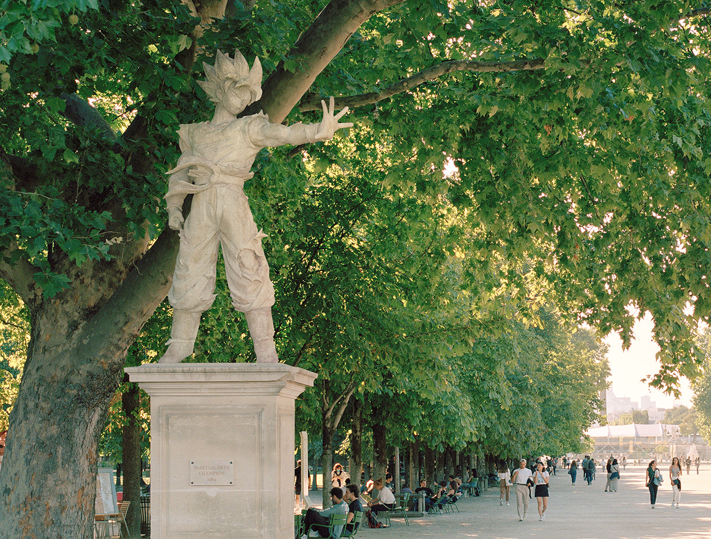 CGI film photography heritage monument Paris Photogrammetry pop culture sculpture statue texturing