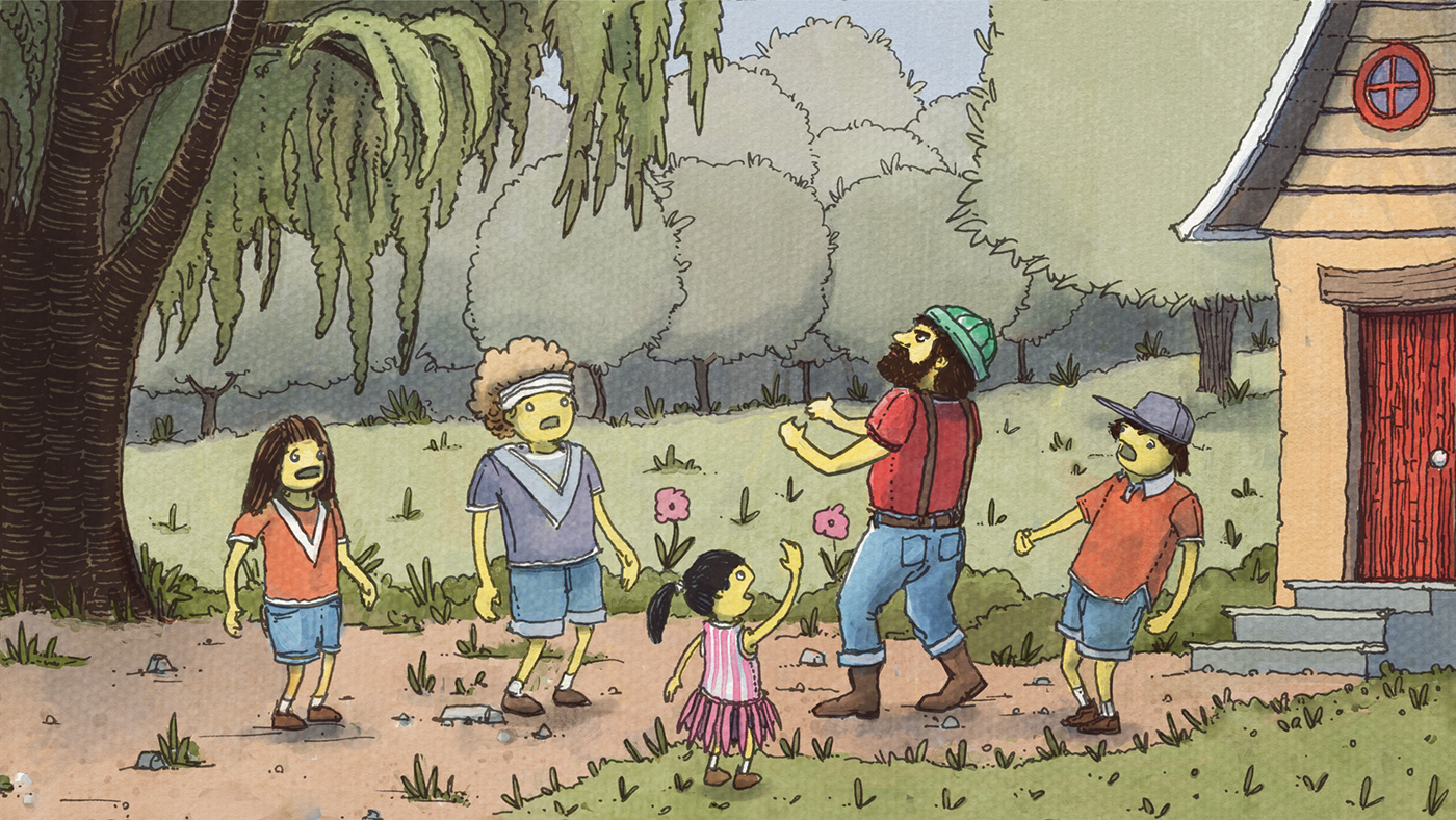 Australia book illustrations kidlit kids Tree 