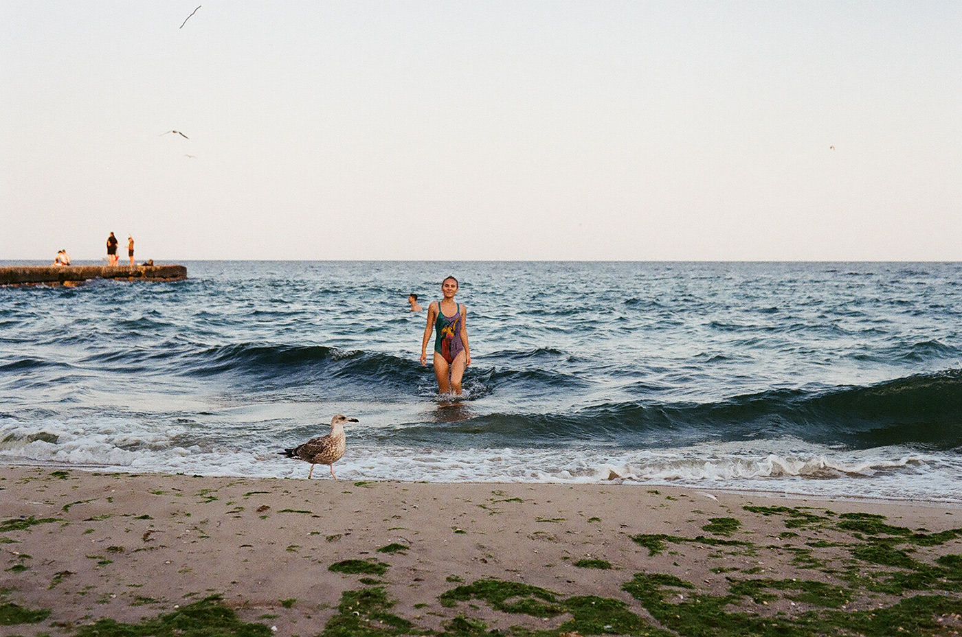 35mm beach film photography Photography  portrait water