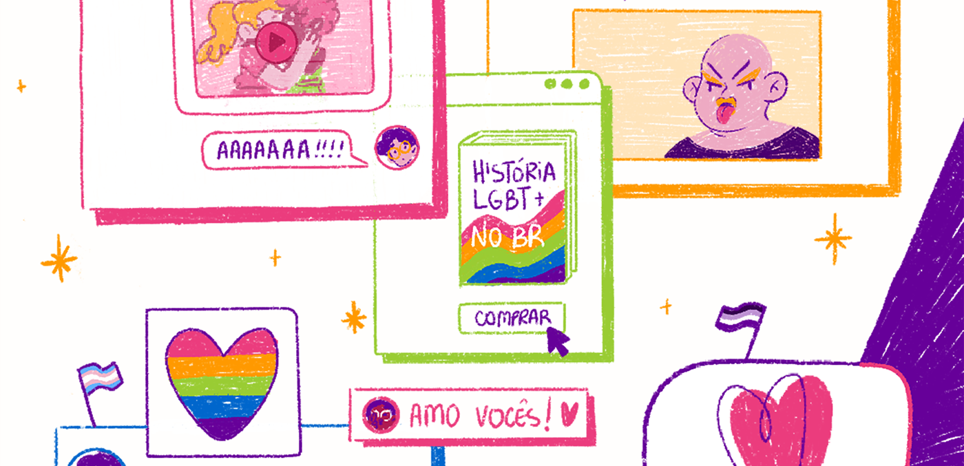 ILLUSTRATION  LGBT lgbtqia+ pride queer wallpaper