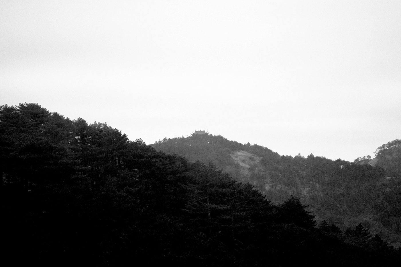 Travel china mountain fog