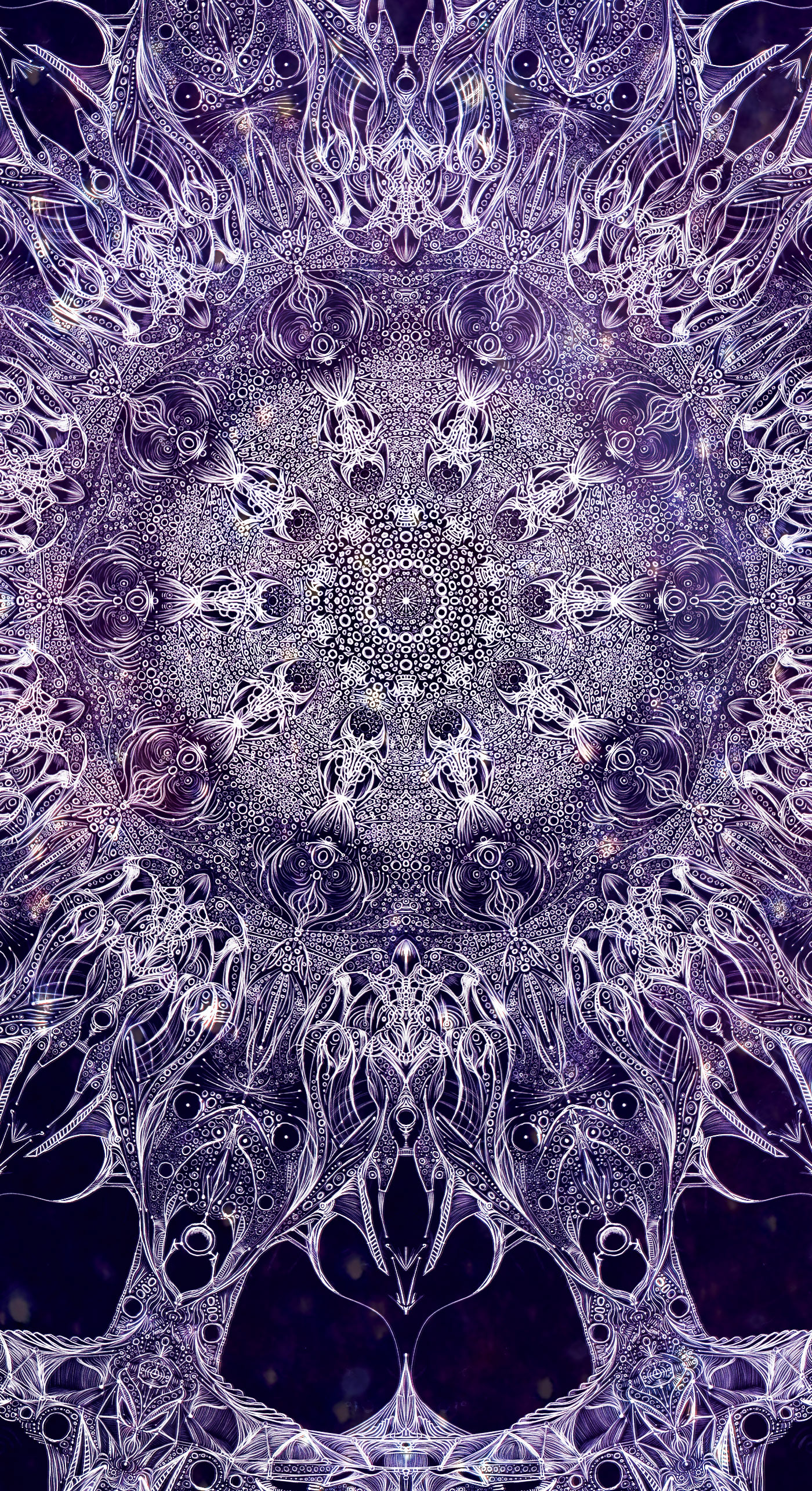 Drawing  surface esoteric abstract Mandala