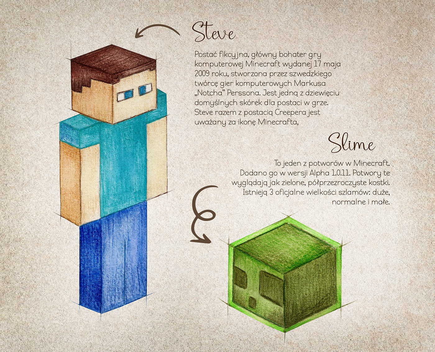 minecraft Minecraft Design Gaming game ILLUSTRATION  watercolor mojang