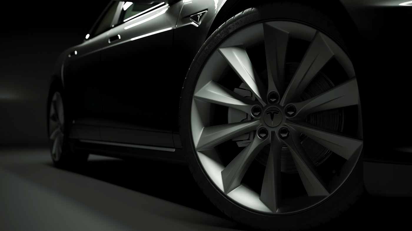 corona corona renderer 3ds max car design car render car tesla Model S studio CGI