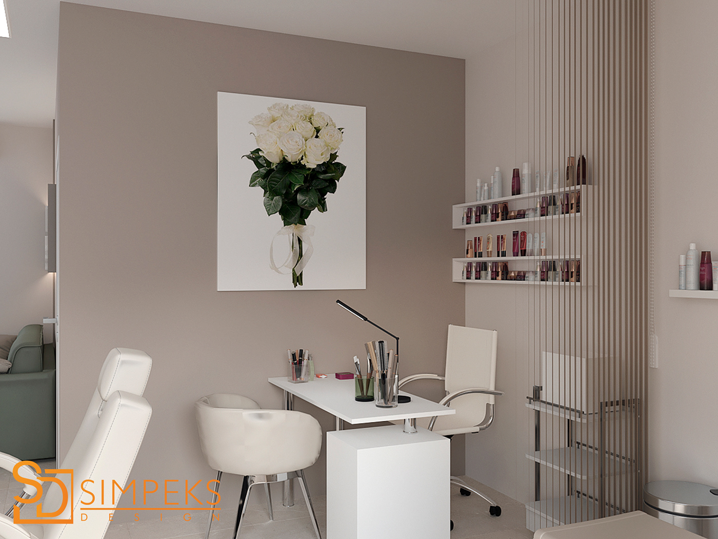 design beauty salon interior design  Interior simpeks design