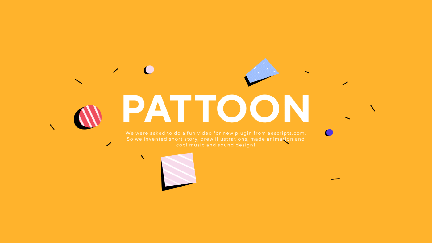 pattoon prand character animation Character design  textures framebyframe explainer yellow motion storytelling  