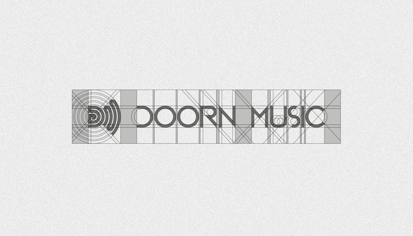 branding  symbol monogram brand logo type grid clean music Label