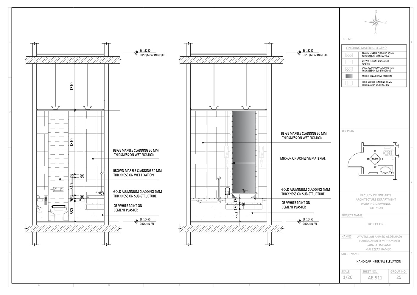 architecture details interior design  luxury shopdrawing working drawings