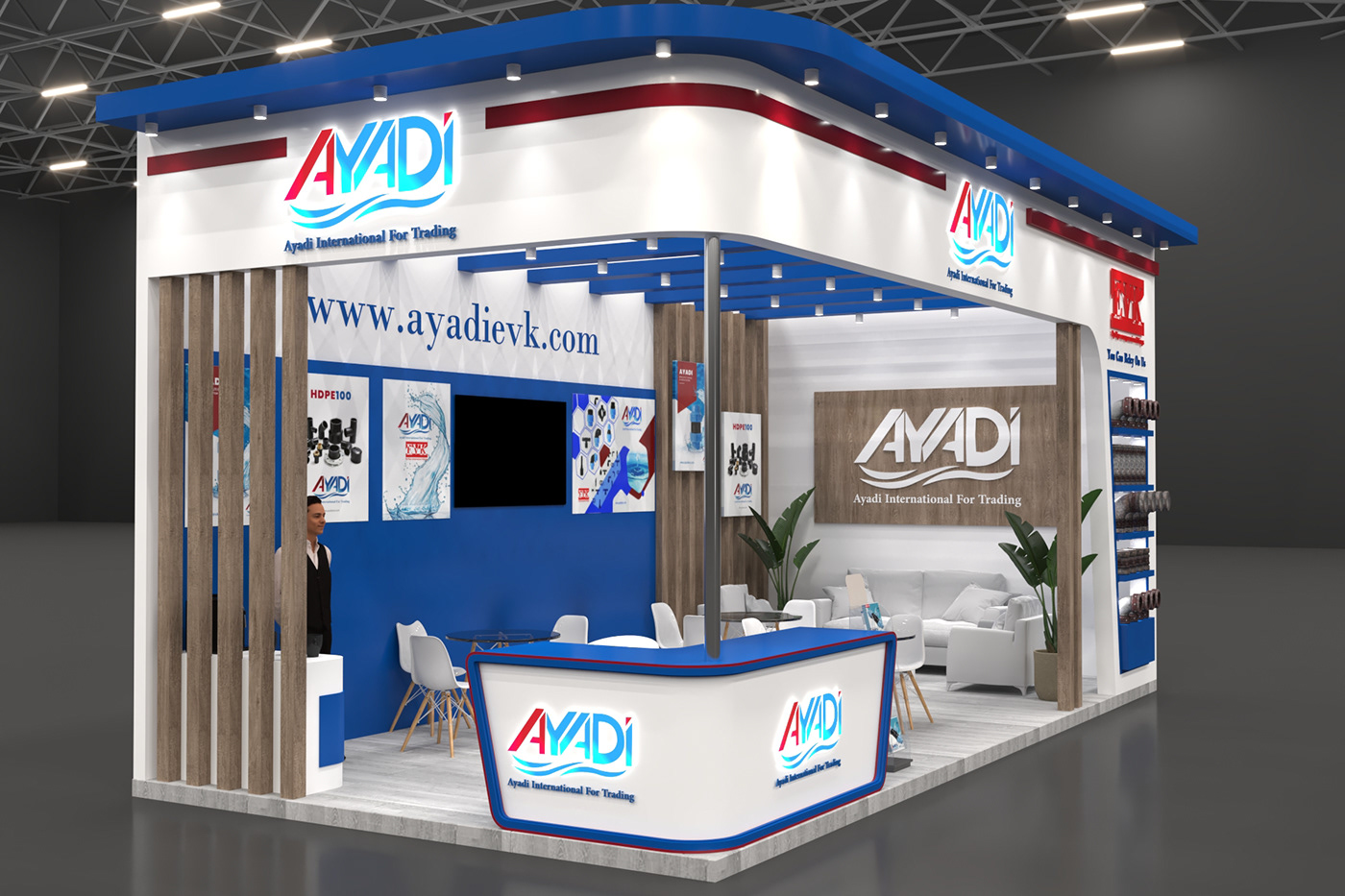 booth exhbition posm Display Stand expo exposition Exhibition  Ayadi