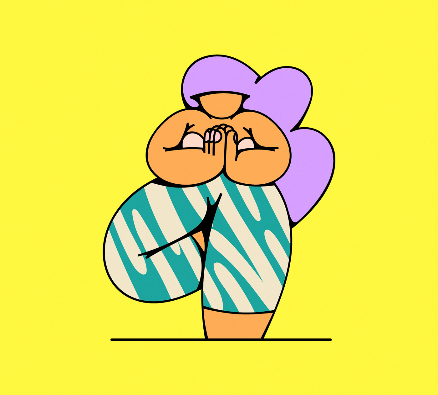 Character design  digital illustration Drawing  fitness Health ILLUSTRATION  pattern vector Wellness workout
