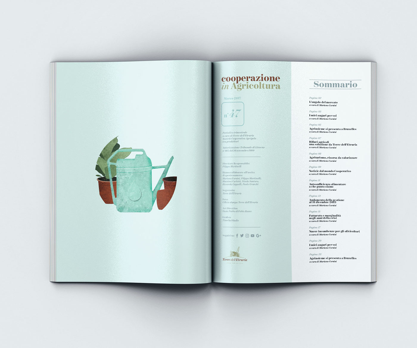 editorial design  magazine Food  Layout design agriculture