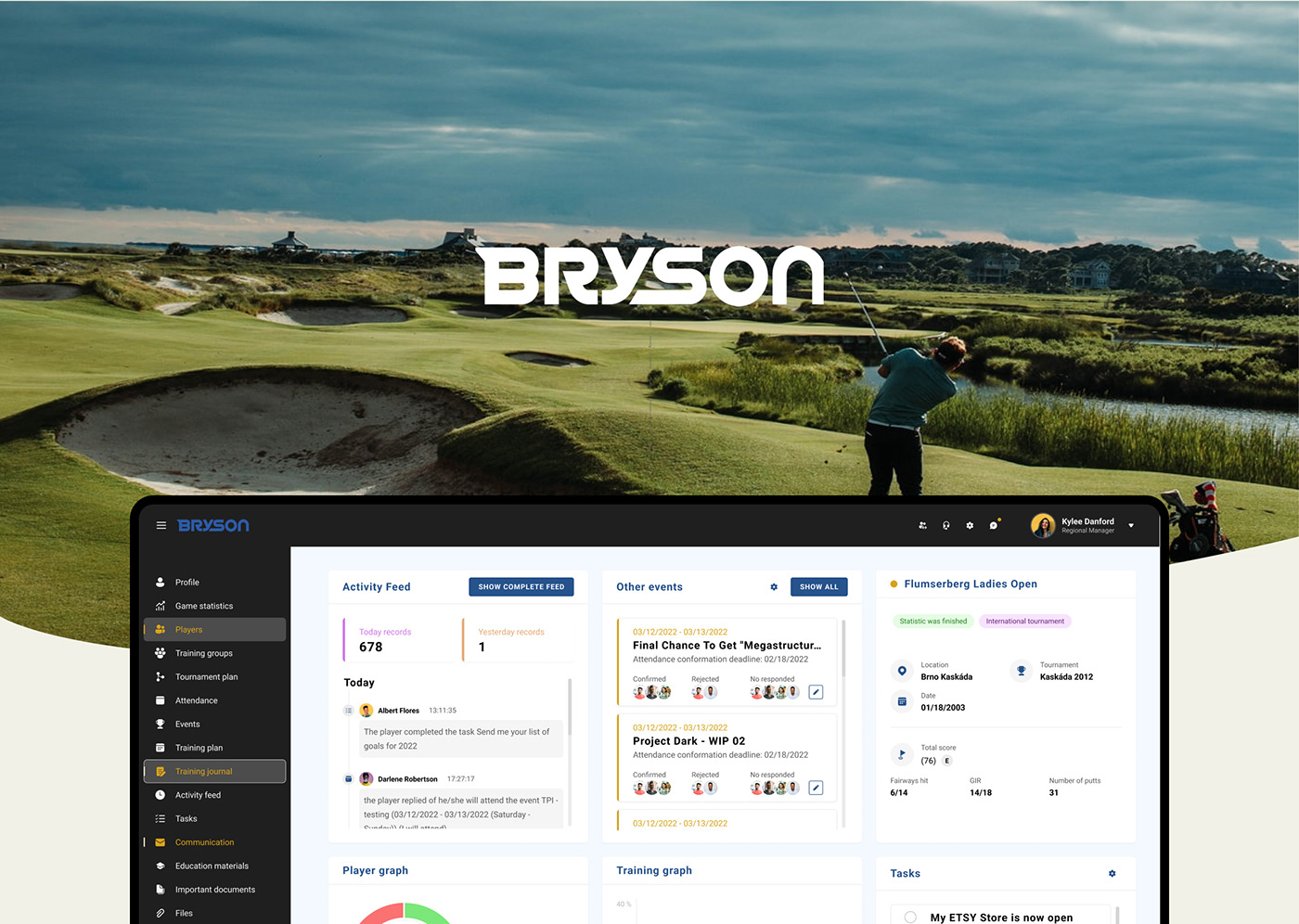 admin Desgin System Figma golf Golf Club golf course sports ui design UI/UX