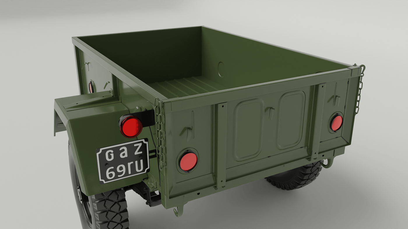 trailer automotive   3D ussr Soviet