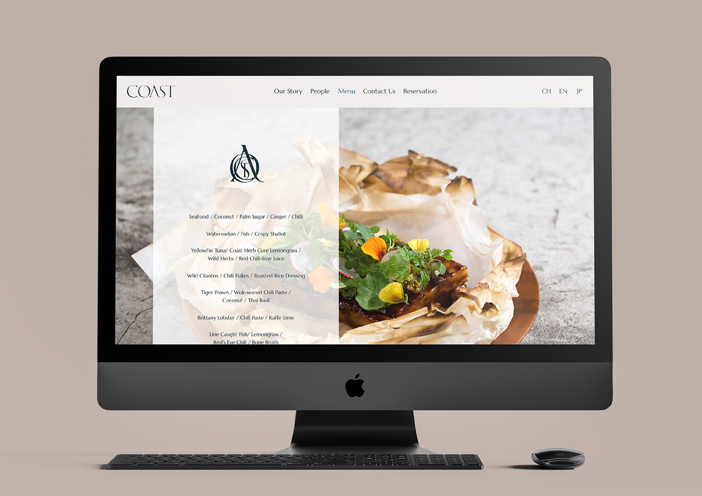 branding  design graphic identity logo restaurant Website