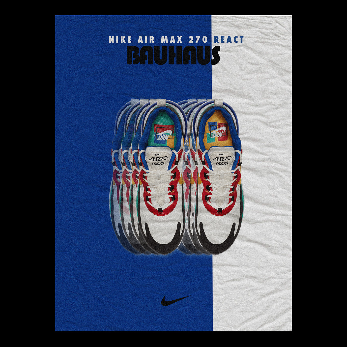 graphic design  Nike airmax NikeSB posters bauhaus SCHOOL OF BAUHAUS