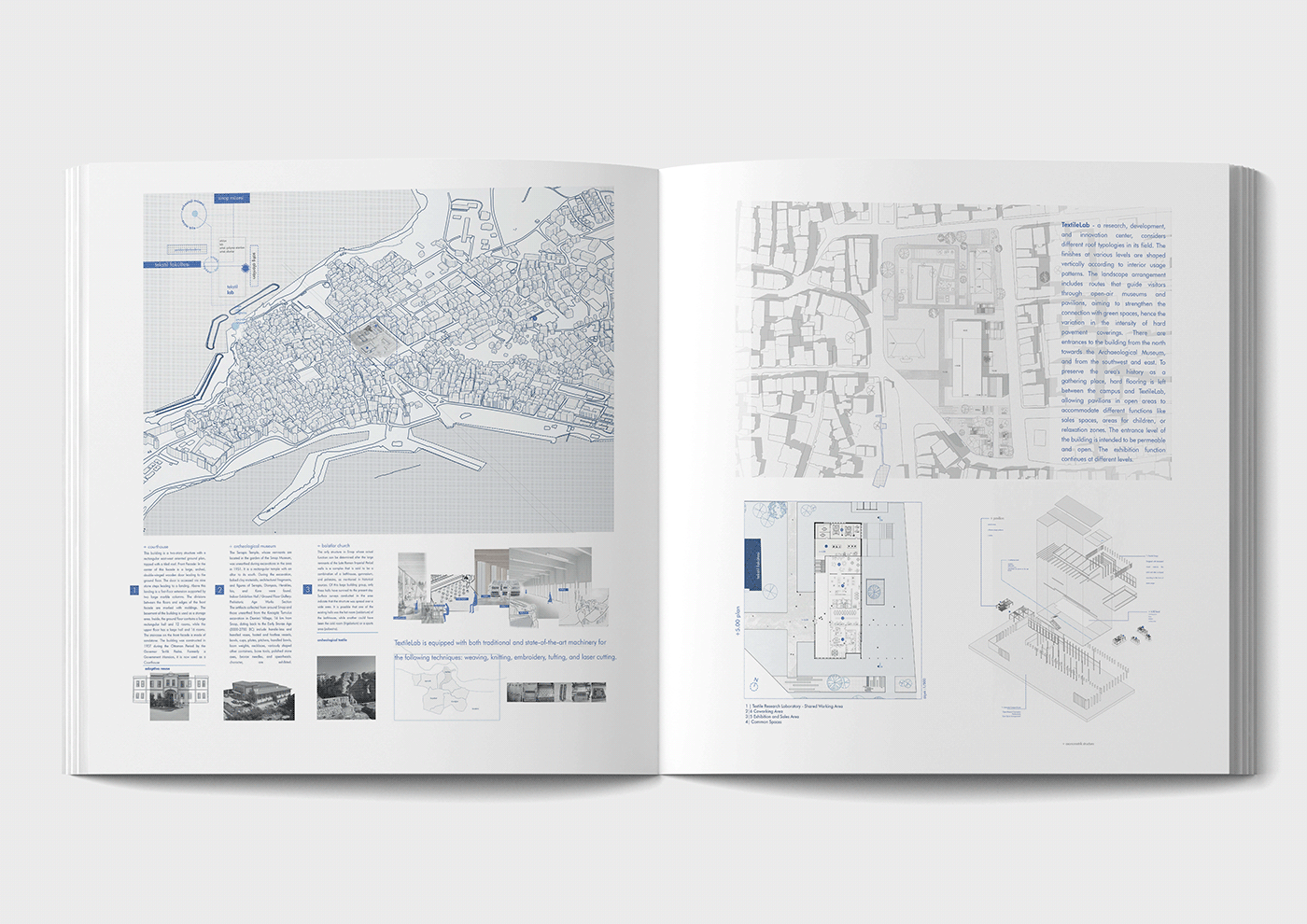 architecture portfolio tofu design InDesign architectural design architect 3D Architecture portfolio visualization